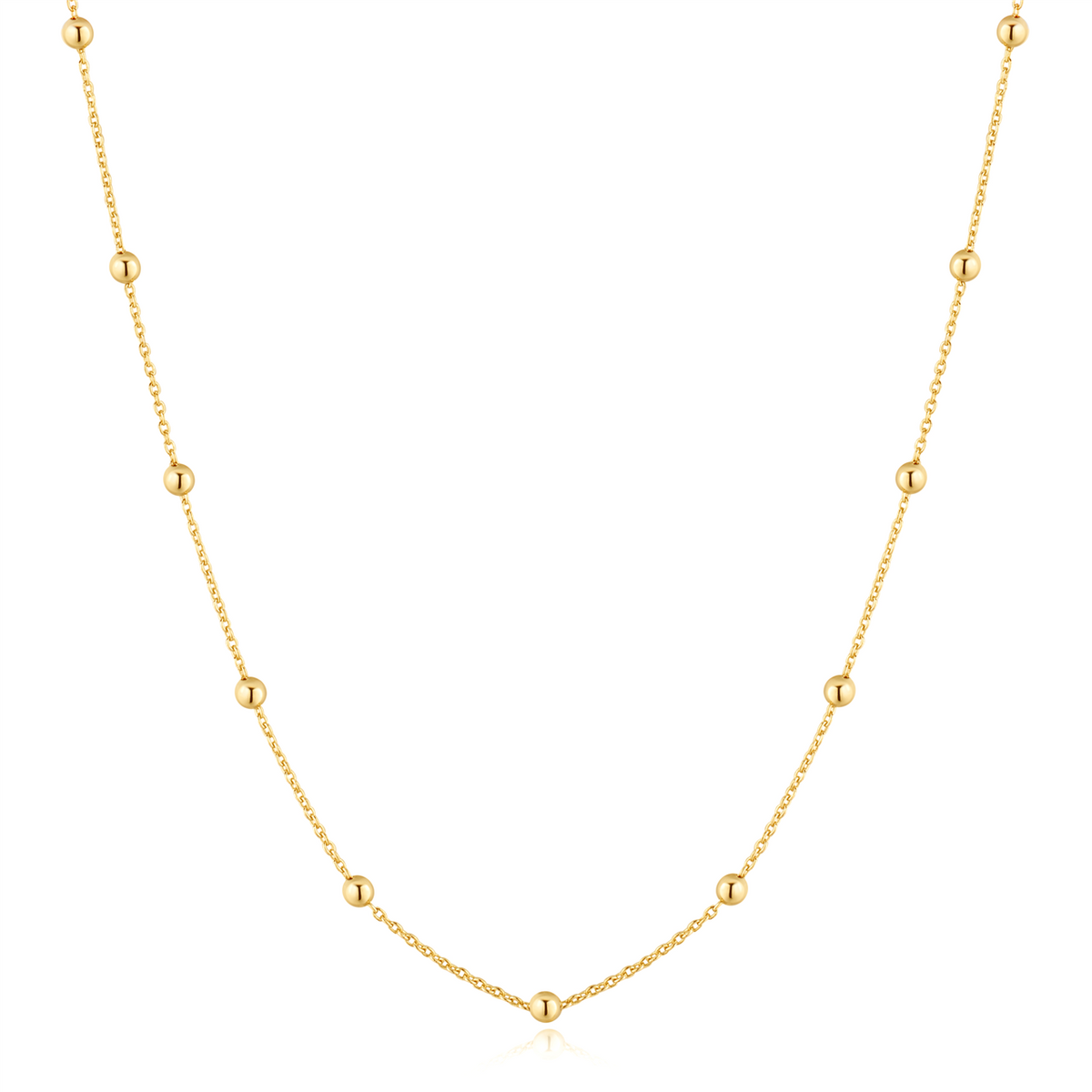 Ania Haie Gold Bobble Long Chain Necklace