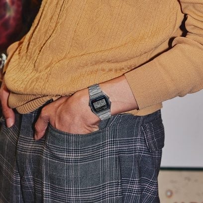 Casio Vintage A158WA-1D Silver Stainless Steel Watch Unisex