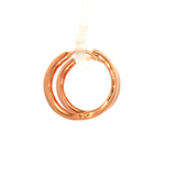 Plain Huggie Earrings in Rose Gold
