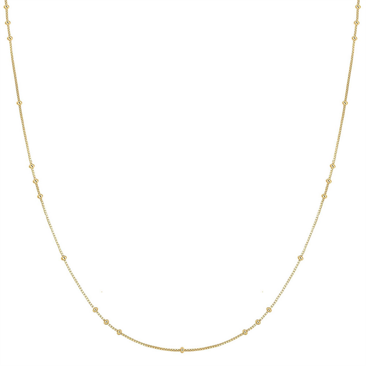 Ania Haie Silver Mini Bead Station Necklace