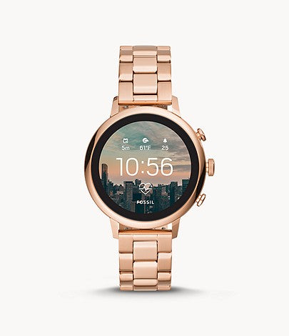 Fossil Gen 4 Venture Rose Gold Stainless Steel Smartwatch