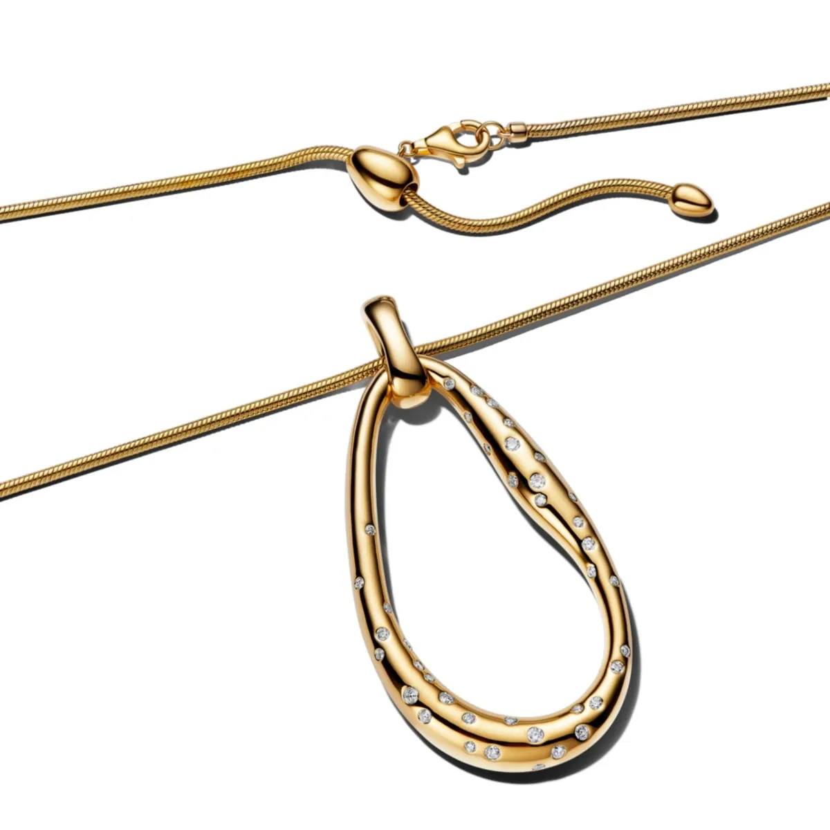Pandora Organic Shape Pendant Necklace
