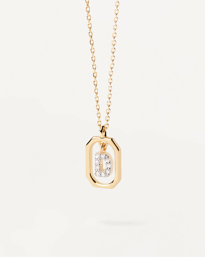 PdPaola Mini Letter Necklace