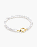 Ania Haie Gold Elegant Shell Pearl Bracelet