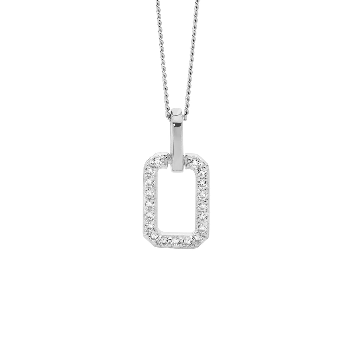 Ellani Open Rectangle Pendant