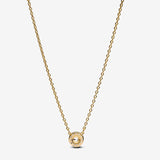 Pandora Round Pavé Halo Pendant Necklace