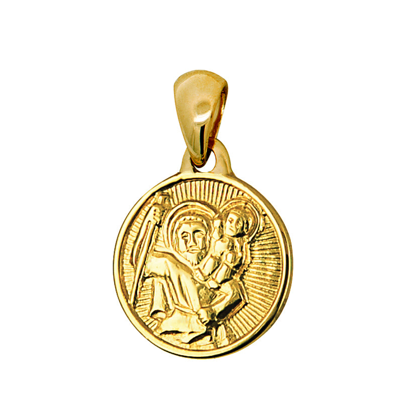 9K Small St. Christopher Pendant