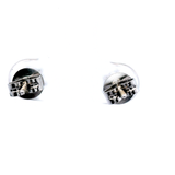 Diamond Stud  Earrngs in a White Gold 6 Claw Setting
