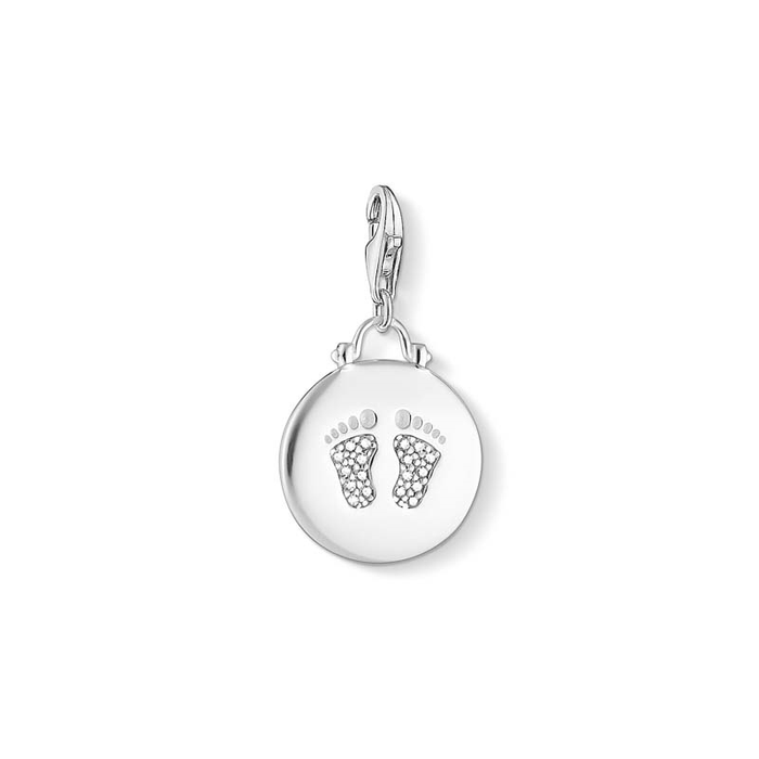 Thomas Sabo Charm Pendant Disc Baby Footprint