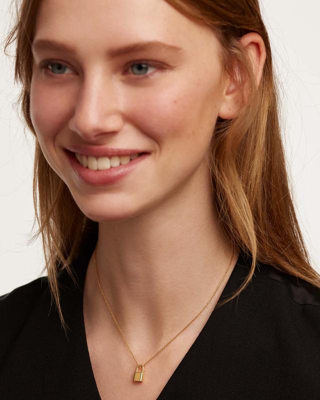 PDPAOLA Engrave Me Bond Gold Necklace