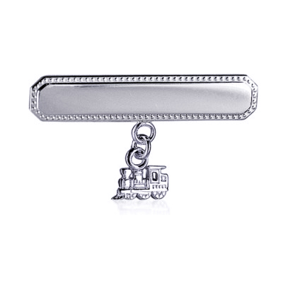 Baby Brooch with Train Drop