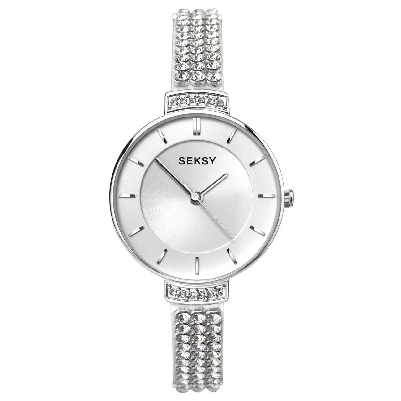 Seksy by Sekonda Ladies Silver Bracelet Watch. SY2446