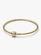 Pandora Sparkling Barrel Clasp Bangle