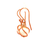 Caged Pearl Sheppards Hook Earring