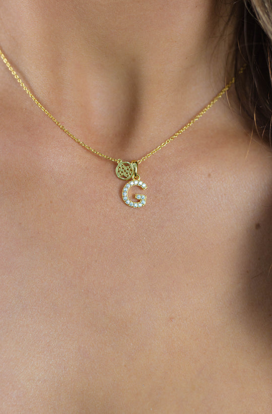 Georgini Luxury Letters A Initial Pendant