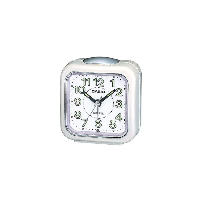 Casio Standard Traveller's White Resin Table Clock