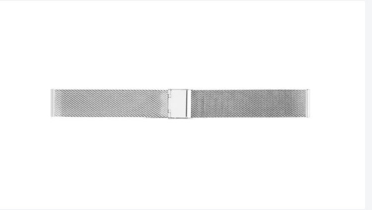 Mesh Stainless Steel Straight Watchband