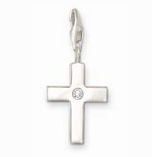 Thomas Sabo Charm Club with Cubic Zirconia Cross Charm