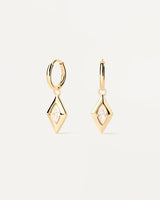 PDPAOLA Kate Silver Hoop Earrings