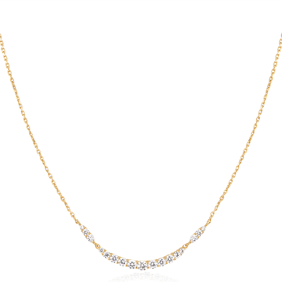 Ania Haie Arc Pavé Necklace