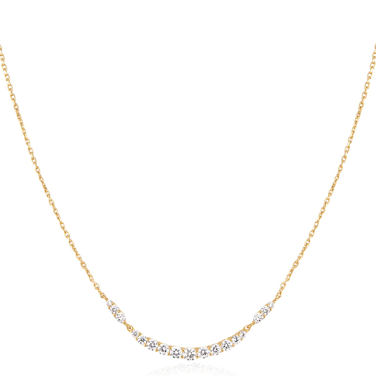 Ania Haie Arc Pavé Necklace