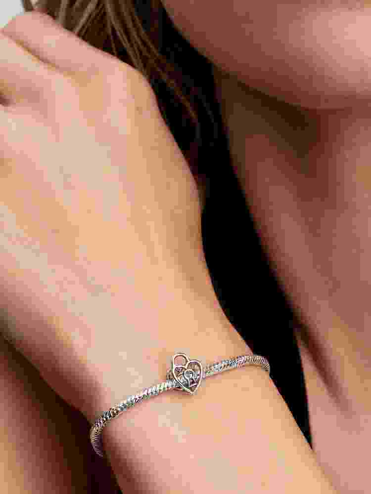 Pandora Openwork Heart Padlock Charm