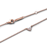 Pandora Triple Stone Heart Collier Necklace