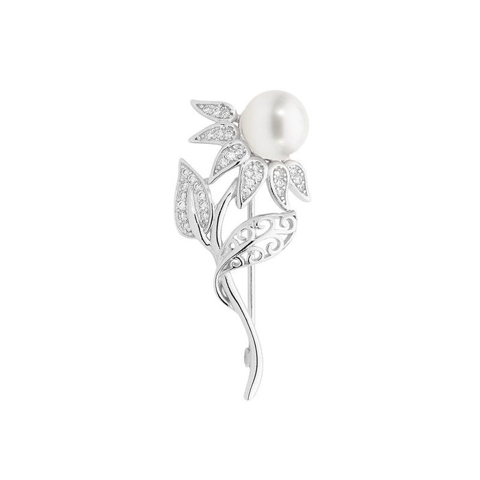 Ellani Brooch with freshwater Pearl