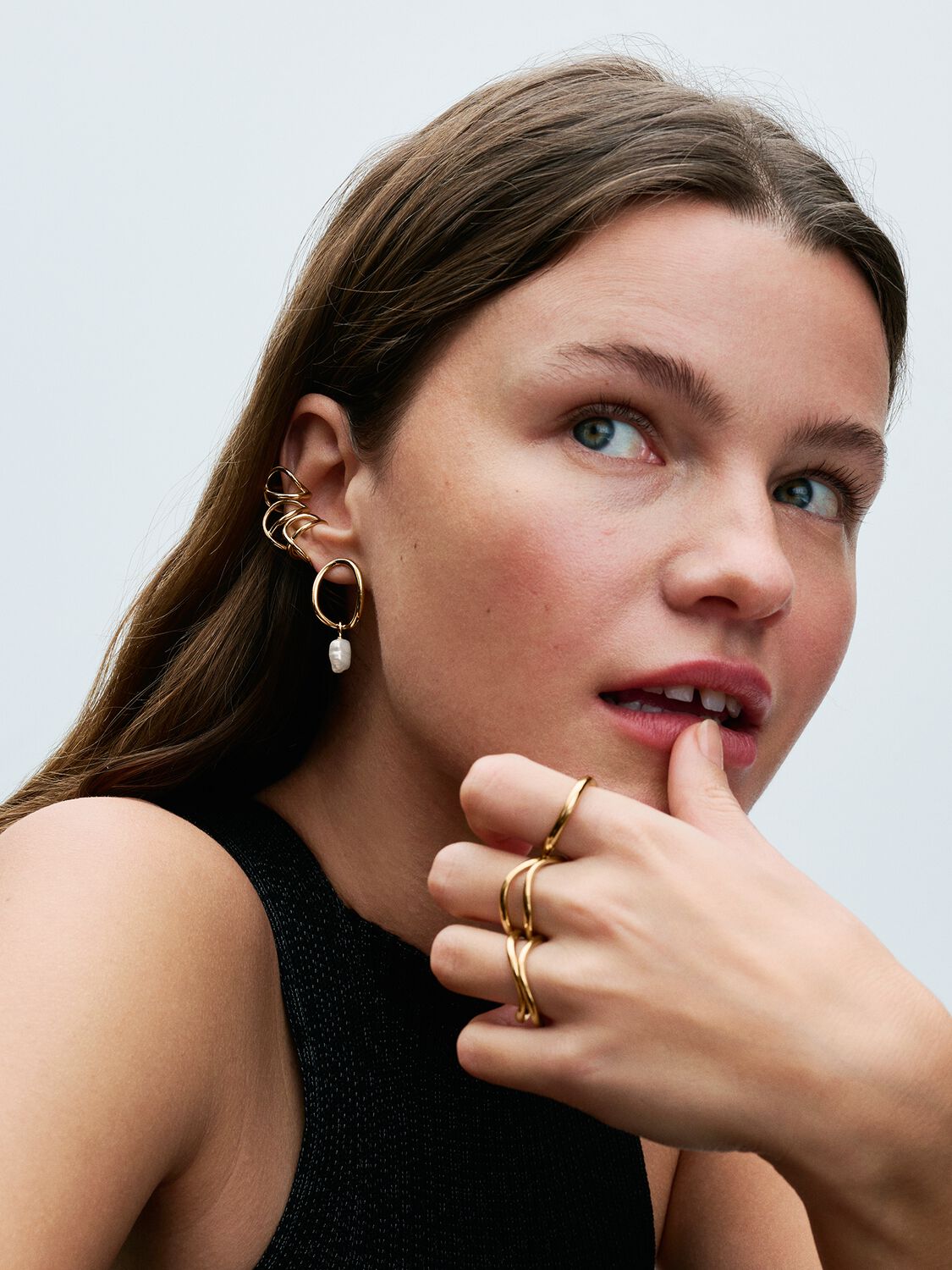 Organically Shaped Band Ring