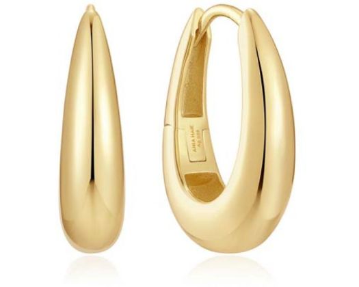 Ania Haie Fluid Classic Dome Hoop Earrings