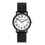 Sekonda Nova White Dial Black Silicone Unisex Watch