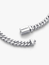 Cuban chain sterling silver bracelet