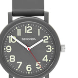 Sekonda Nova Grey Dial Grey Silicone Unisex Watch