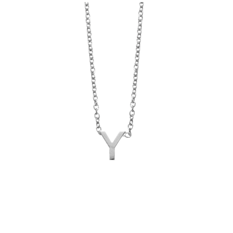 Initial Necklace Petite Initial Pendant