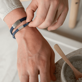 Colourful Cal - Matte Sodalite -Stone Stretch Bead Bracelet