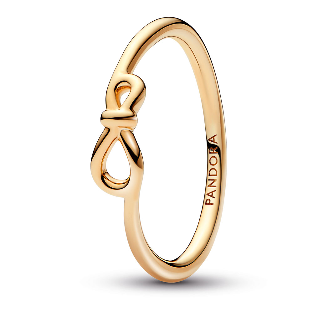 Pandora Infinity 14k gold-plated ring