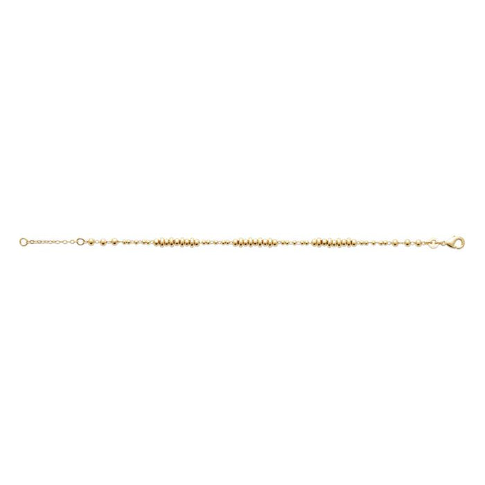 18K Gold-Plated Alloy Multi-Bead Bracelet