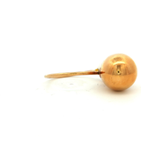 9K Yellow Gold Ball and Pearl Dress Ring