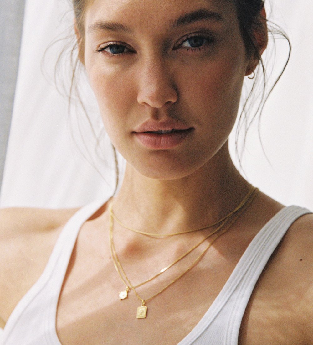 Kirstin Ash 18ct Gold Vermeil Tiny True North Coin