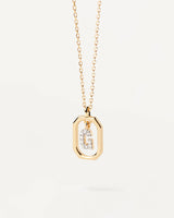 PdPaola Mini Letter W Necklace