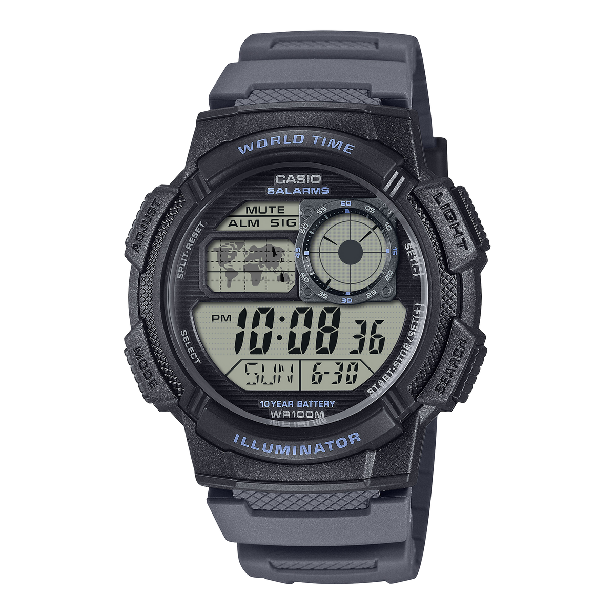 Casio Digital Dual AE1000W-8A
