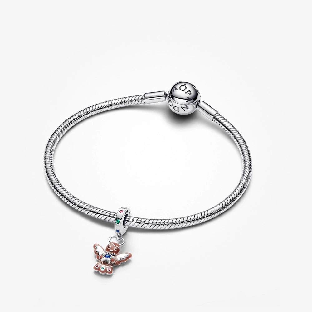 Pandora Gingerbread Angel Dangle Charm
