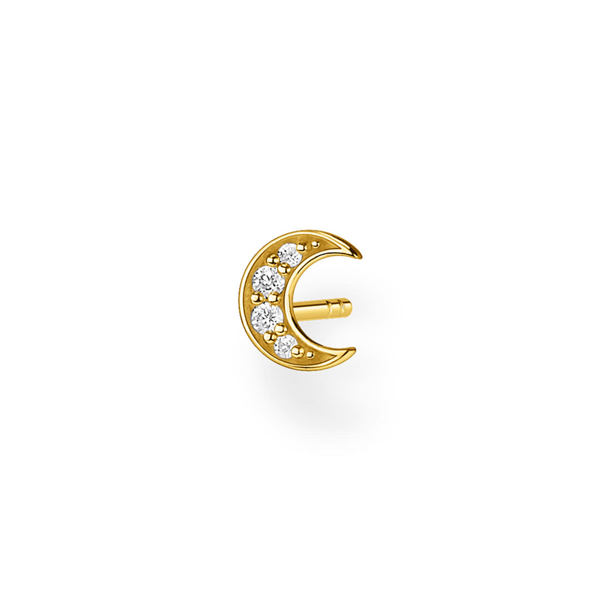 Thomas Sabo Gold Moon Ear Stud (Single)