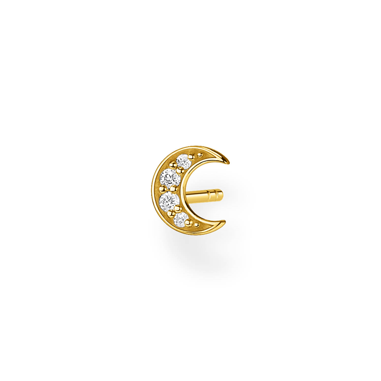 Thomas Sabo Gold Moon Ear Stud (Single)