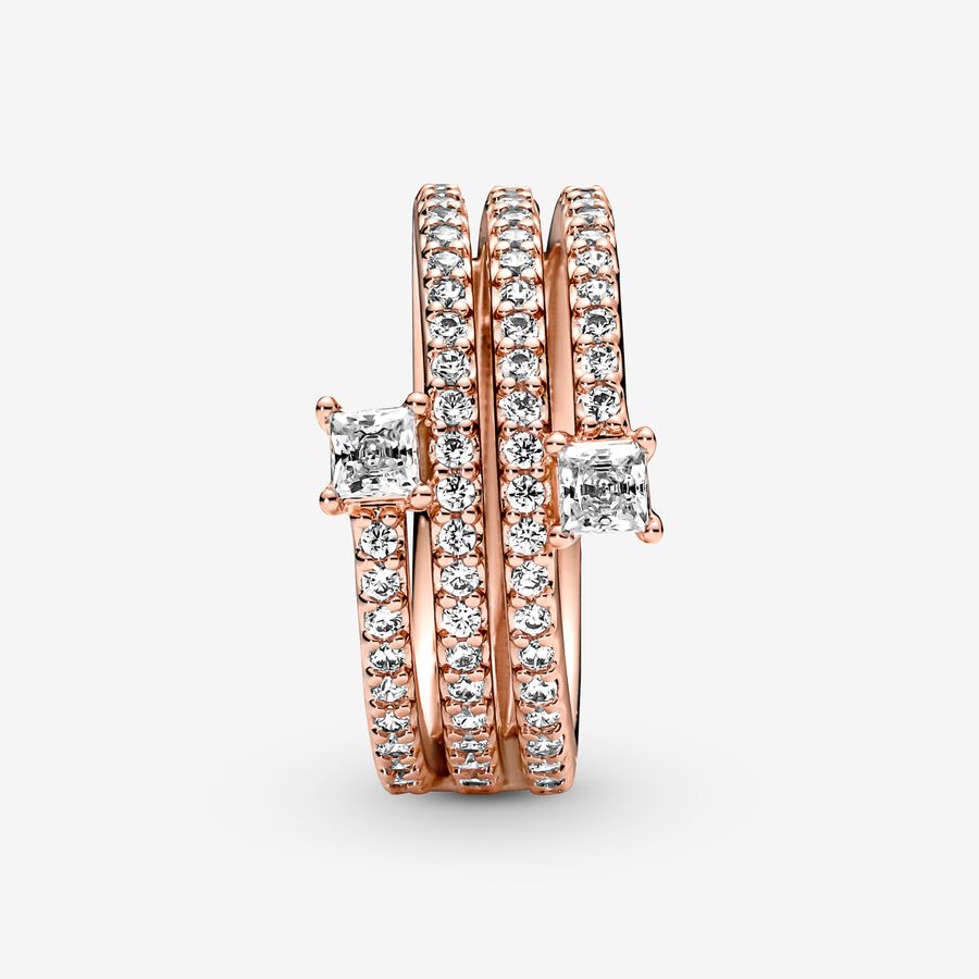 Pandora Triple Spiral Ring