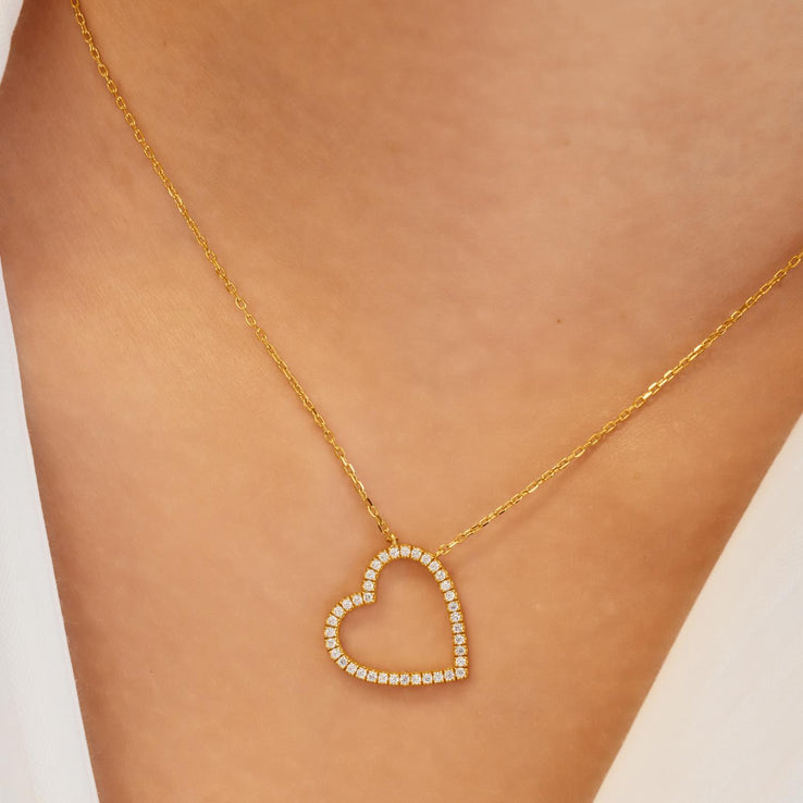 Ania Haie Gold Heart Necklace