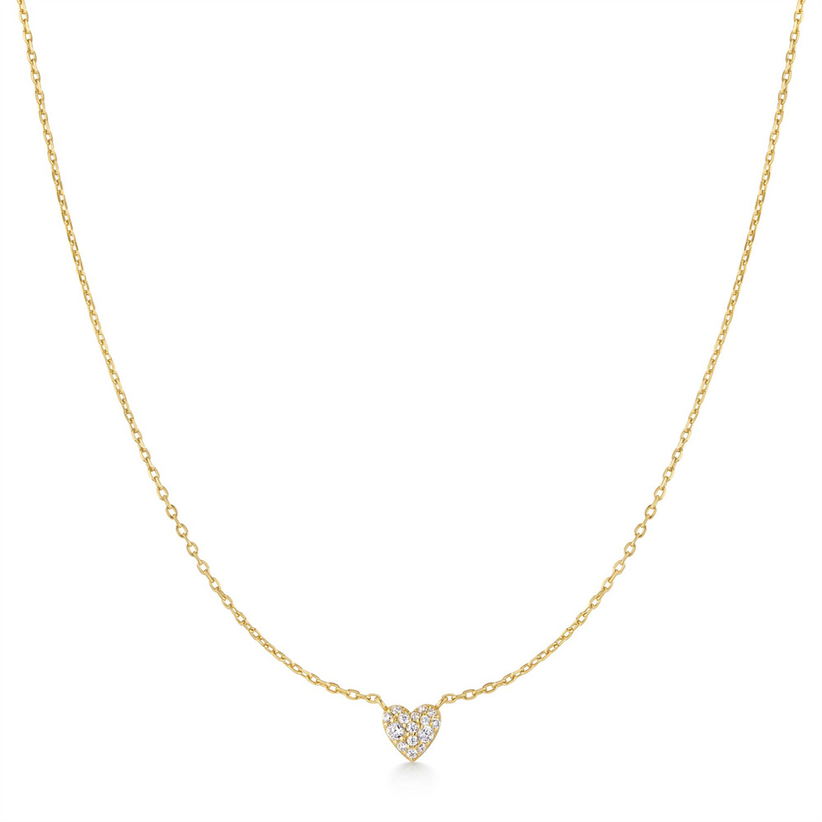 Ania Haie Pavé Heart Necklace