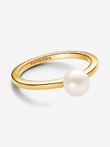 Pandora Treated Freshwater Cultured Pearl Ring