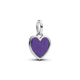 Pandora Engravable Heart Platinum-Plated Dangle Charm