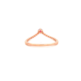 Rhodolite Garnet Ring in Rose Gold